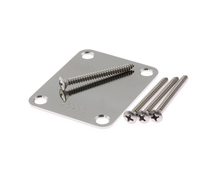 Callaham Neck Plate, Stainless w/ Serial No. (Lustre)