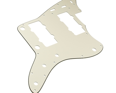 Jazz Type Wide Bevel Parchment Pickguard