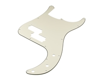 P Bass Wide Bevel Parchment Pickguard